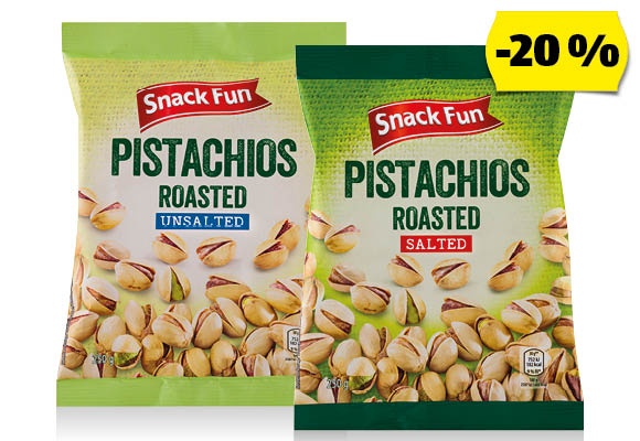 SNACK FUN Pisztácia, 250 g/csomag