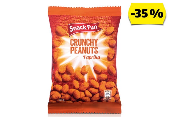 SNACK FUN Földimogyoró tésztabundában, 200 g/csomag