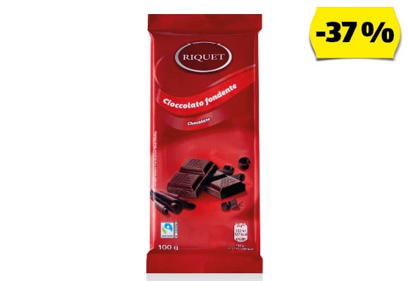 RIQUET Étcsokoládé, 100 g/darab