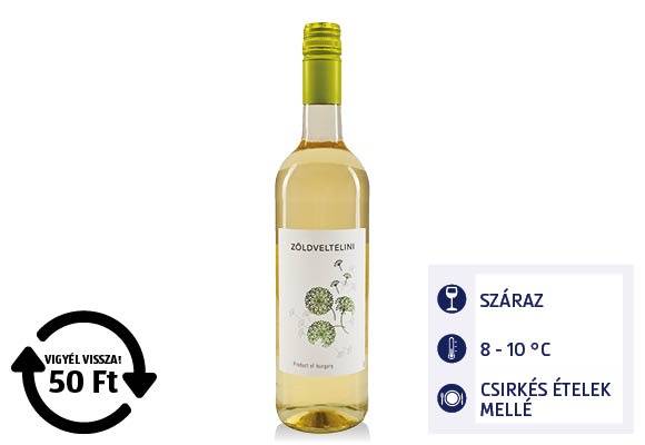 DUNÁNTÚL Zöldveltelini, 0,75 l/üveg