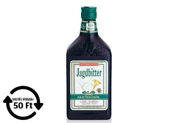 WILDBRUNNER Jagdbitter keserűlikőr, 0,7 l/üveg