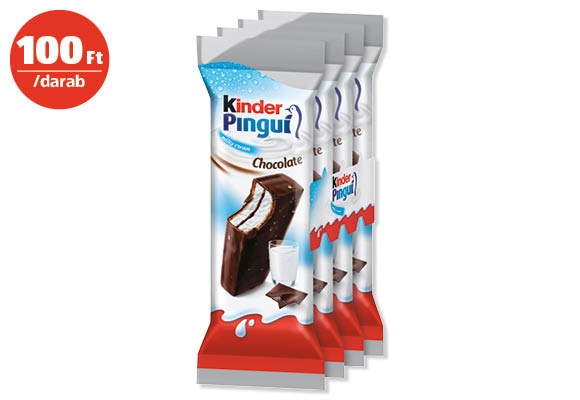 KINDER Pinguí, 4 x 30 g/csomag