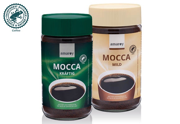 AMAROY Kávé Mocca, 200 g/üveg