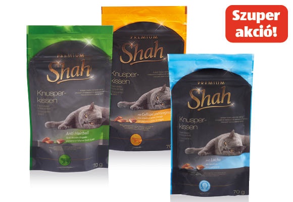 SHAH Prémium macska jutalomfalat, 70 g/csomag