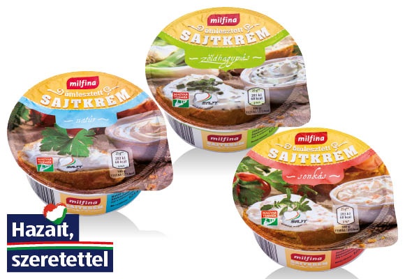 MILFINA Sajtkrém, 125 g/tégely