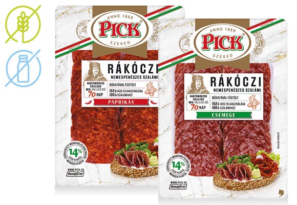 PICK Rákóczi szalámi, 80 g/csomag