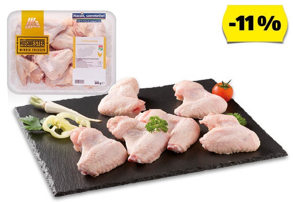 HÚSMESTER Friss csirkeszárny, 800 g/csomag