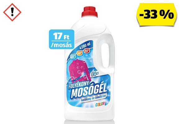 Folyékony mosószer, 4,2 l/flakon