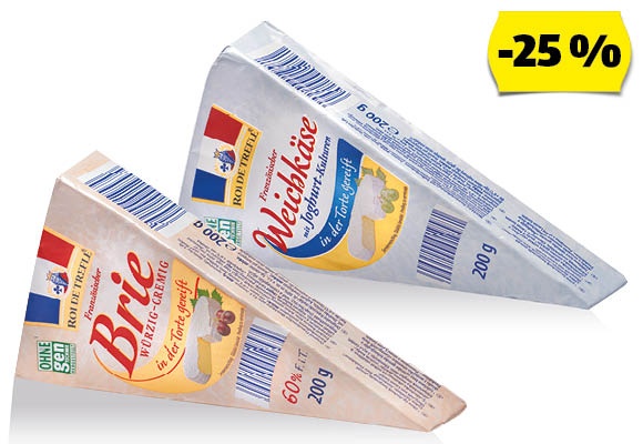 ROI DE TREFLE Eredeti Francia Brie sajt, 200 g/darab