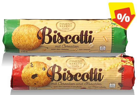 FINEST BAKERY Biscotti keksz, 250 g/csomag