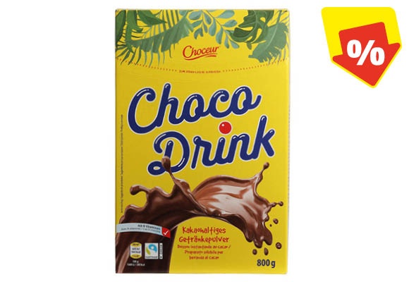 CHOCEUR Kakaóitalpor, 800 g/doboz