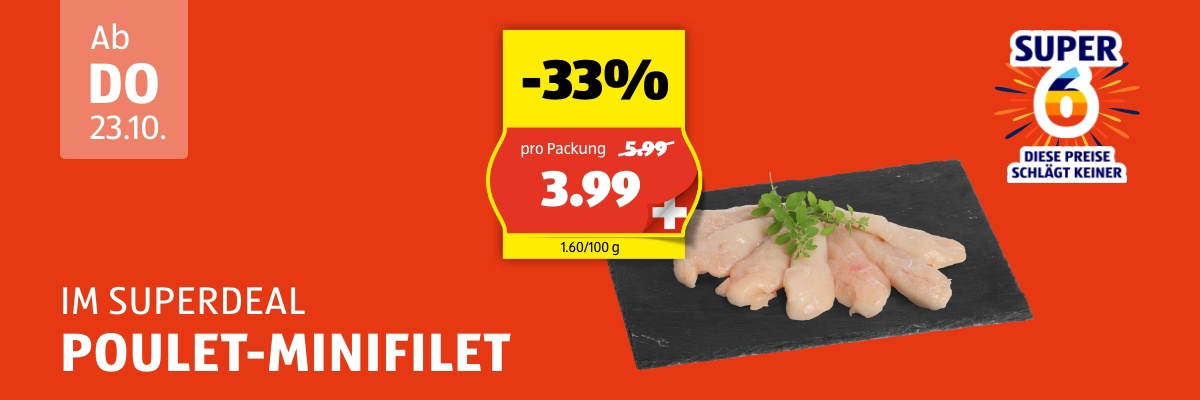 SuperDeal ab Donnerstag 23.10.