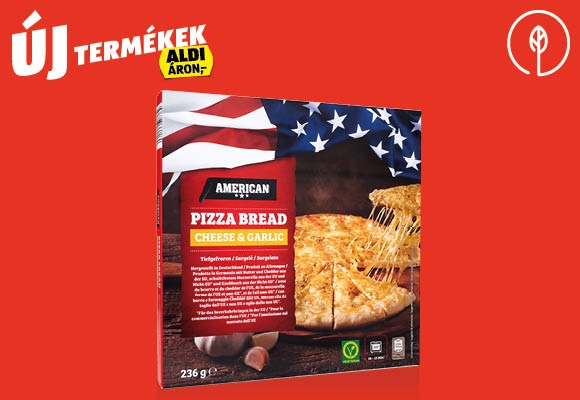 AMERICAN Pizzakenyér, 236 g/doboz