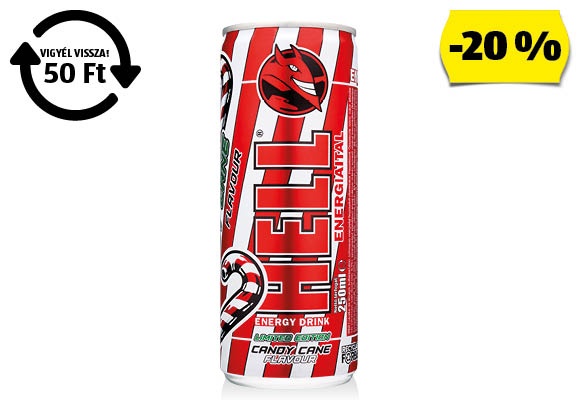 HELL Energiaital, 0,25 l/doboz