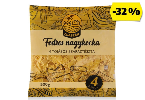 CSÁSZÁR Fodros nagykocka, 500 g/csomag