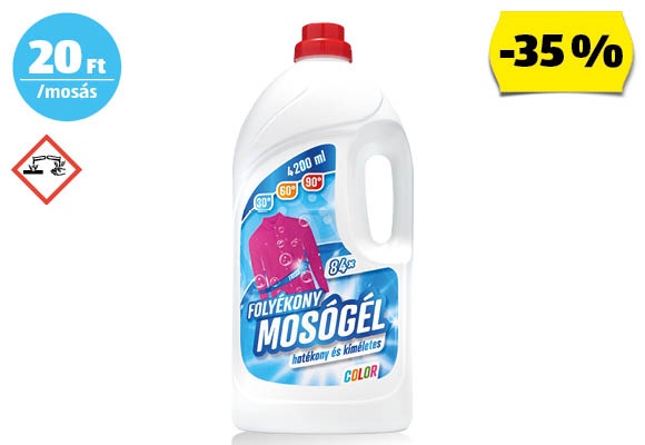 Folyékony mosószer, 4,2 l/flakon