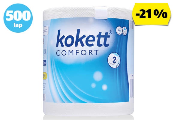 KOKETT Konyhai papírtörlő, 500 lap/tekercs