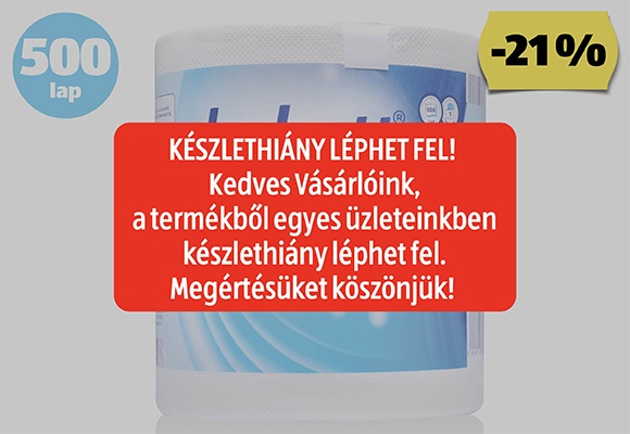 KOKETT Konyhai papírtörlő, 500 lap/tekercs
