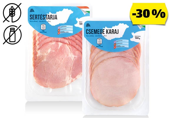 Csemegekaraj vagy sertéstarja, 100 g/csomag