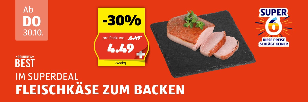 SuperDeal ab Donnerstag 30.10.