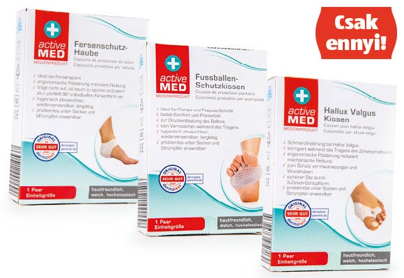 ACTIVE MED Lábkorrekciós segédeszköz, 2 darab vagy 1 pár/doboz