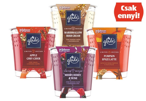 GLADE Illatgyertya, 129 g/darab