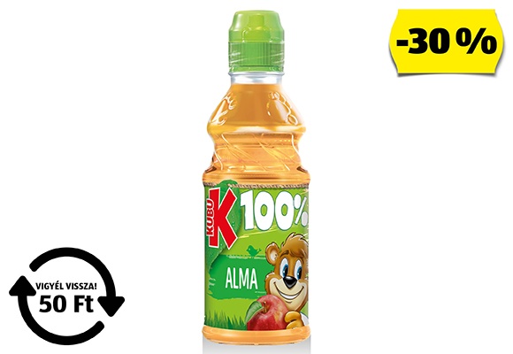 KUBU Gyümölcs-ital, 300 ml/palack