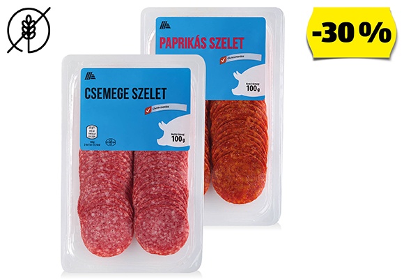 Csemege vagy paprikás szelet, 100 g/csomag
