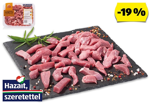HÚSMESTER Friss pulyka-tokányhús, 500 g/tálca
