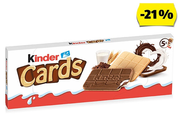 KINDER Cards, 128 g/doboz