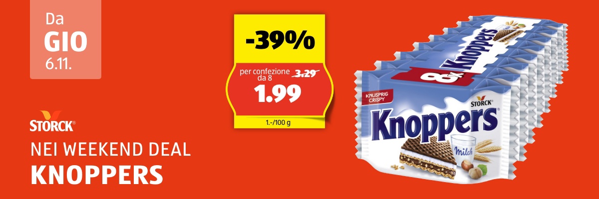 Weekend Deal da giovedì, 6.11.