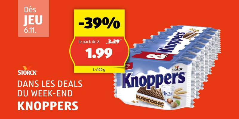 Weekend Deal dès jeudi, 6.11.