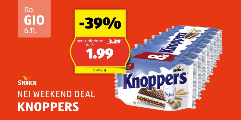 Weekend Deal da giovedì, 6.11.