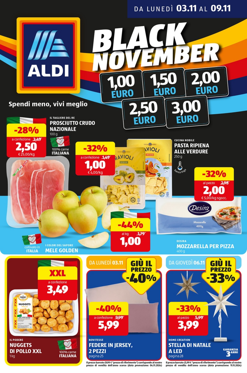 Scopri le offerte da lunedì 3 novembre