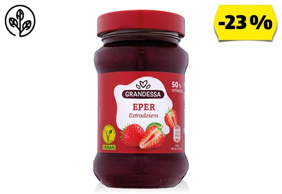 GRANDESSA Extradzsem, 450 g/üveg