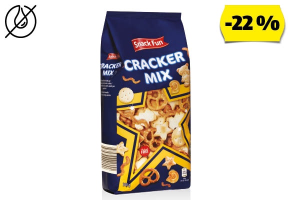 SNACK FUN Krékermix, 300 g/csomag