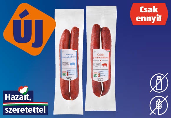 Parasztkolbász, 300 g/csomag