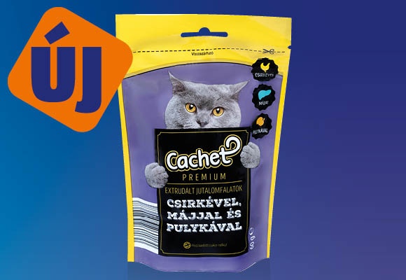CACHET PREMIUM Extrudált jutalomfalat, 60 g/csomag