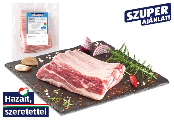 HÚSMESTER Friss sertésoldalas, /kg