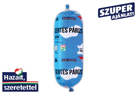 Sertéspárizsi, 500 g/darab