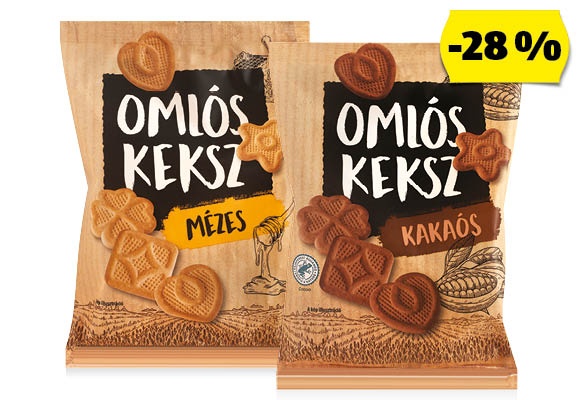 Omlós keksz, 180 g/csomag