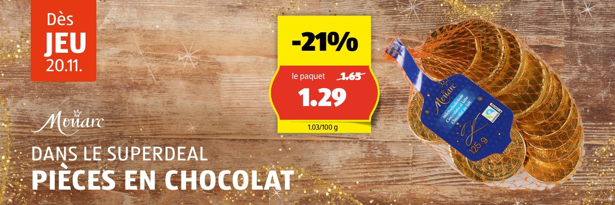 SuperDeal dès jeud 20.11.
