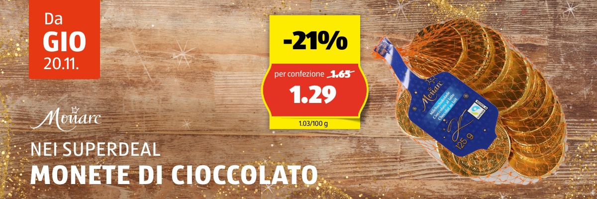 SuperDeal da giovedì, 20.11.