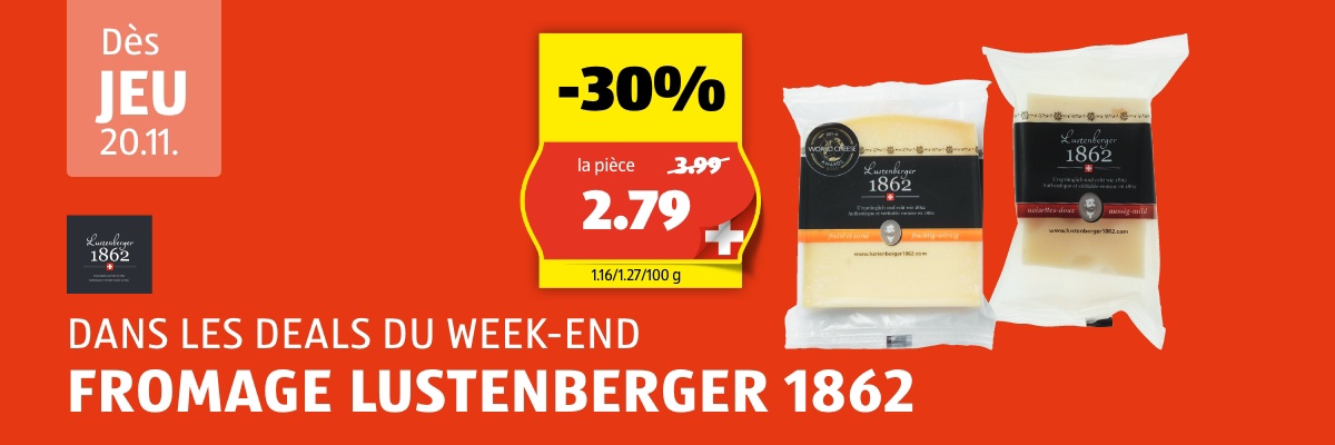 WeekendDeal dès jeudi, 20.11.