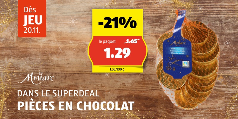 SuperDeal dès jeudi, 20.11.