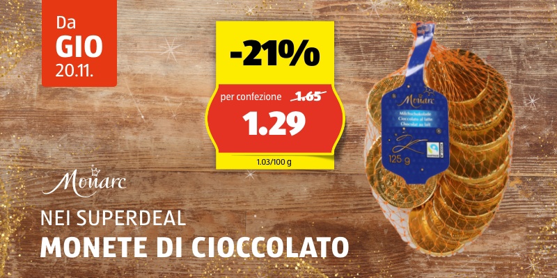 SuperDeal da giovedì, 20.11.