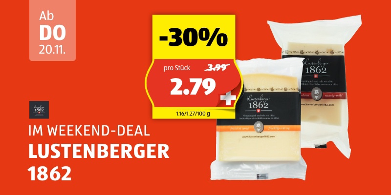 Weekend Deal ab Donnerstag 20.11.