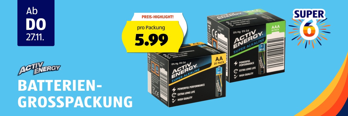 Donnerstag ab 27.11.