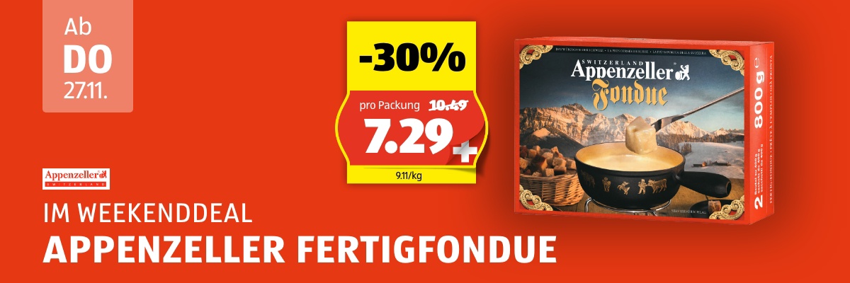 Weekend Deal ab Donnerstag 27.11.