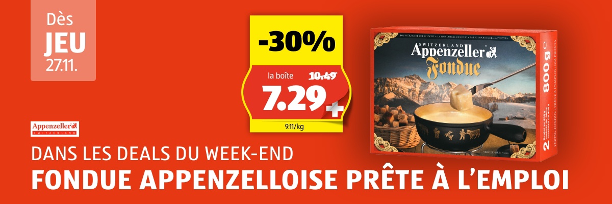 WeekendDeal dès jeudi, 27.11.